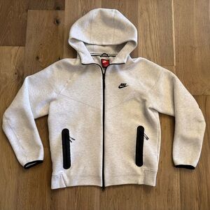 Nike Sportswear Tech Fleece Men's Full-Zip Hoodie Birch Black L